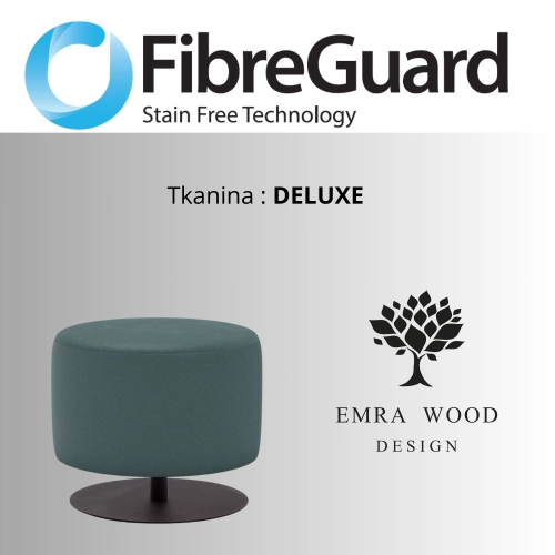 Pufa Okrągłą Kolory Rozmiary Tkanina Deluxe Fi 35 - 40 cm