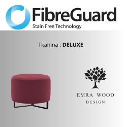 Pufa Okrągłą Kolory Rozmiary Tkanina Deluxe Fi 35 - 40 - 45 - 50 - 55 - 60 - 65 - 70 - 75 - 80 - 85 - 90 - 95 - 100 cm