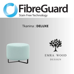 Pufa Okrągłą Kolory Rozmiary Tkanina Deluxe Fi 35 - 40 - 45 - 50 - 55 - 60 - 65 - 70 - 75 - 80 - 85 - 90 - 95 - 100 cm