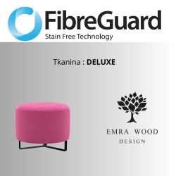 Pufa Okrągłą Kolory Rozmiary Tkanina Deluxe Fi 35 - 40 - 45 - 50 - 55 - 60 - 65 - 70 - 75 - 80 - 85 - 90 - 95 - 100 cm