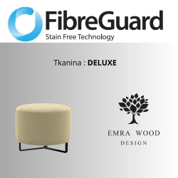 Pufa Okrągłą Kolory Rozmiary Tkanina Deluxe Fi 35 - 40 - 45 - 50 - 55 - 60 - 65 - 70 - 75 - 80 - 85 - 90 - 95 - 100 cm