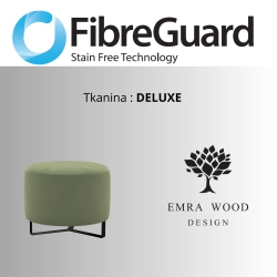 Pufa Okrągłą Kolory Rozmiary Tkanina Deluxe Fi 35 - 40 - 45 - 50 - 55 - 60 - 65 - 70 - 75 - 80 - 85 - 90 - 95 - 100 cm