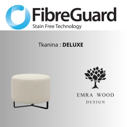 Pufa Okrągłą Kolory Rozmiary Tkanina Deluxe Fi 35 - 40 - 45 - 50 - 55 - 60 - 65 - 70 - 75 - 80 - 85 - 90 - 95 - 100 cm