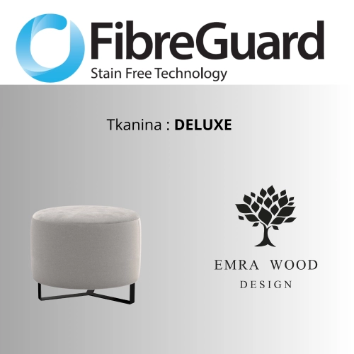 Pufa Okrągłą Kolory Rozmiary Tkanina Deluxe Fi 35 - 40 - 45 - 50 - 55 - 60 - 65 - 70 - 75 - 80 - 85 - 90 - 95 - 100 cm