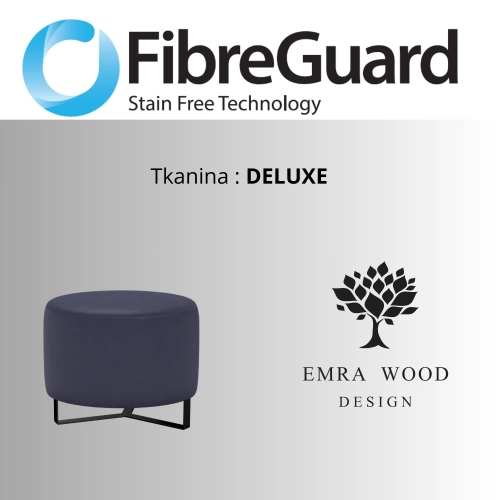 Pufa Okrągłą Kolory Rozmiary Tkanina Deluxe Fi 35 - 40 - 45 - 50 - 55 - 60 - 65 - 70 - 75 - 80 - 85 - 90 - 95 - 100 cm