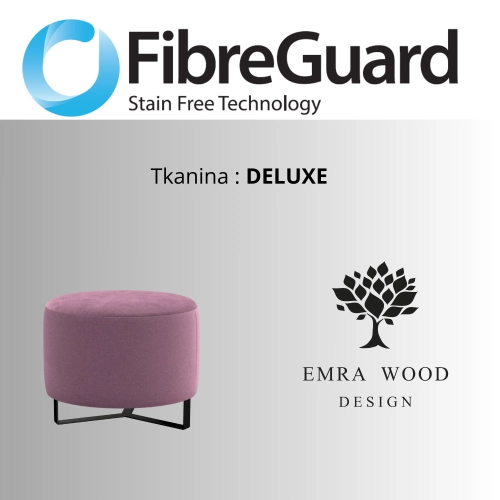 Pufa Okrągłą Kolory Rozmiary Tkanina Deluxe Fi 35 - 40 - 45 - 50 - 55 - 60 - 65 - 70 - 75 - 80 - 85 - 90 - 95 - 100 cm