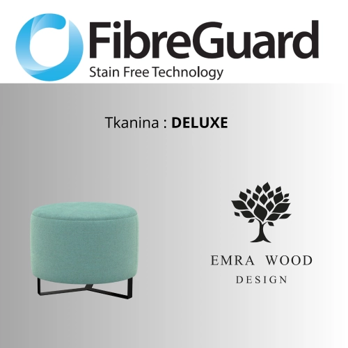 Pufa Okrągłą Kolory Rozmiary Tkanina Deluxe Fi 35 - 40 - 45 - 50 - 55 - 60 - 65 - 70 - 75 - 80 - 85 - 90 - 95 - 100 cm