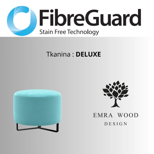 Pufa Okrągłą Kolory Rozmiary Tkanina Deluxe Fi 35 - 40 - 45 - 50 - 55 - 60 - 65 - 70 - 75 - 80 - 85 - 90 - 95 - 100 cm