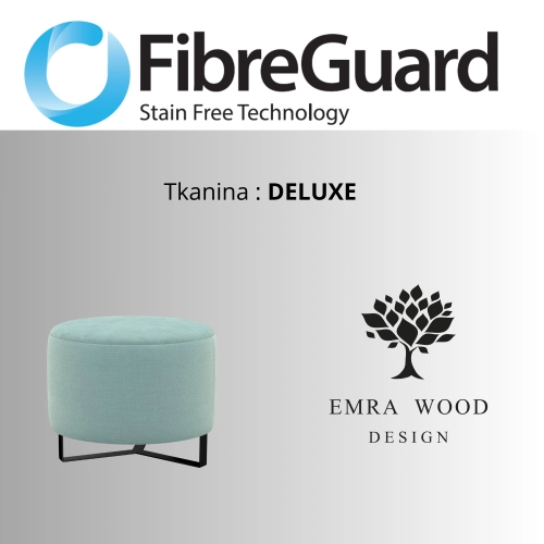 Pufa Okrągłą Kolory Rozmiary Tkanina Deluxe Fi 35 - 40 - 45 - 50 - 55 - 60 - 65 - 70 - 75 - 80 - 85 - 90 - 95 - 100 cm