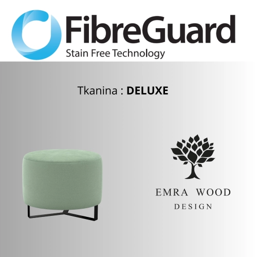 Pufa Okrągłą Kolory Rozmiary Tkanina Deluxe Fi 35 - 40 - 45 - 50 - 55 - 60 - 65 - 70 - 75 - 80 - 85 - 90 - 95 - 100 cm