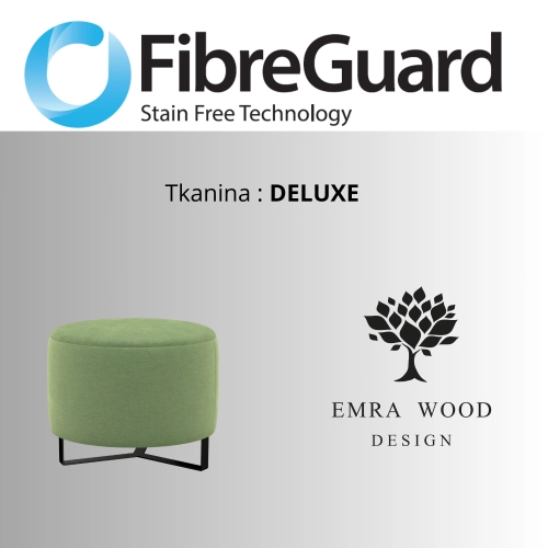 Pufa Okrągłą Kolory Rozmiary Tkanina Deluxe Fi 35 - 40 - 45 - 50 - 55 - 60 - 65 - 70 - 75 - 80 - 85 - 90 - 95 - 100 cm