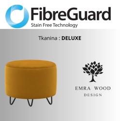 Pufa Okrągłą Kolory Rozmiary Tkanina Deluxe Fi 35 - 40 - 45 - 50 - 55 - 60 - 65 - 70 - 75 - 80 - 85 - 90 - 95 - 100 cm