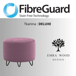 Pufa Okrągłą Kolory Rozmiary Tkanina Deluxe Fi 35 - 40 - 45 - 50 - 55 - 60 - 65 - 70 - 75 - 80 - 85 - 90 - 95 - 100 cm