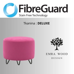 Pufa Okrągłą Kolory Rozmiary Tkanina Deluxe Fi 35 - 40 - 45 - 50 - 55 - 60 - 65 - 70 - 75 - 80 - 85 - 90 - 95 - 100 cm