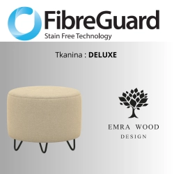 Pufa Okrągłą Kolory Rozmiary Tkanina Deluxe Fi 35 - 40 - 45 - 50 - 55 - 60 - 65 - 70 - 75 - 80 - 85 - 90 - 95 - 100 cm