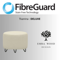 Pufa Okrągłą Kolory Rozmiary Tkanina Deluxe Fi 35 - 40 - 45 - 50 - 55 - 60 - 65 - 70 - 75 - 80 - 85 - 90 - 95 - 100 cm