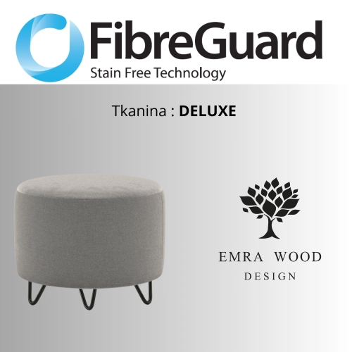 Pufa Okrągłą Kolory Rozmiary Tkanina Deluxe Fi 35 - 40 - 45 - 50 - 55 - 60 - 65 - 70 - 75 - 80 - 85 - 90 - 95 - 100 cm