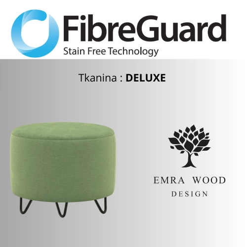 Pufa Okrągłą Kolory Rozmiary Tkanina Deluxe Fi 35 - 40 - 45 - 50 - 55 - 60 - 65 - 70 - 75 - 80 - 85 - 90 - 95 - 100 cm