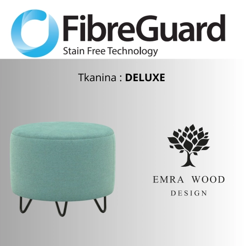 Pufa Okrągłą Kolory Rozmiary Tkanina Deluxe Fi 35 - 40 - 45 - 50 - 55 - 60 - 65 - 70 - 75 - 80 - 85 - 90 - 95 - 100 cm