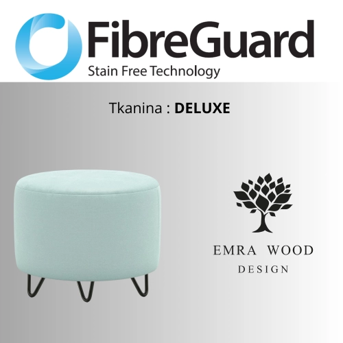 Pufa Okrągłą Kolory Rozmiary Tkanina Deluxe Fi 35 - 40 - 45 - 50 - 55 - 60 - 65 - 70 - 75 - 80 - 85 - 90 - 95 - 100 cm