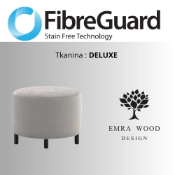 Pufa Okrągłą Kolory Rozmiary Tkanina Deluxe Fi 35 - 40 - 45 - 50 - 55 - 60 - 65 - 70 - 75 - 80 - 85 - 90 - 95 - 100 cm