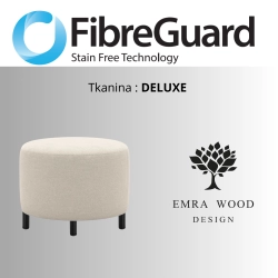 Pufa Okrągłą Kolory Rozmiary Tkanina Deluxe Fi 35 - 40 - 45 - 50 - 55 - 60 - 65 - 70 - 75 - 80 - 85 - 90 - 95 - 100 cm