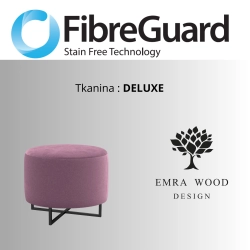 Pufa Okrągłą Kolory Rozmiary Tkanina Deluxe Fi 35 - 40 - 45 - 50 - 55 - 60 - 65 - 70 - 75 - 80 - 85 - 90 - 95 - 100 cm