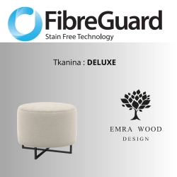 Pufa Okrągłą Kolory Rozmiary Tkanina Deluxe Fi 35 - 40 - 45 - 50 - 55 - 60 - 65 - 70 - 75 - 80 - 85 - 90 - 95 - 100 cm