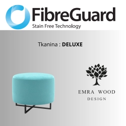 Pufa Okrągłą Kolory Rozmiary Tkanina Deluxe Fi 35 - 40 - 45 - 50 - 55 - 60 - 65 - 70 - 75 - 80 - 85 - 90 - 95 - 100 cm