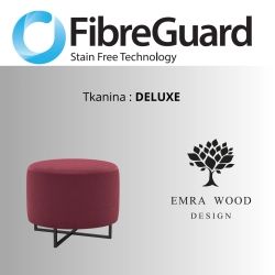 Pufa Okrągłą Kolory Rozmiary Tkanina Deluxe Fi 35 - 40 - 45 - 50 - 55 - 60 - 65 - 70 - 75 - 80 - 85 - 90 - 95 - 100 cm