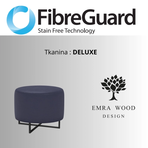 Pufa Okrągłą Kolory Rozmiary Tkanina Deluxe Fi 35 - 40 - 45 - 50 - 55 - 60 - 65 - 70 - 75 - 80 - 85 - 90 - 95 - 100 cm