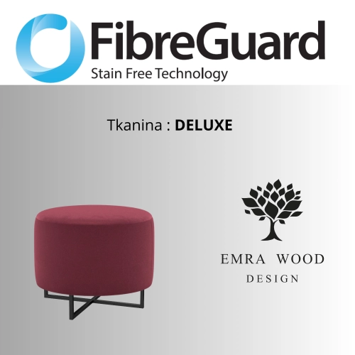 Pufa Okrągłą Kolory Rozmiary Tkanina Deluxe Fi 35 - 40 - 45 - 50 - 55 - 60 - 65 - 70 - 75 - 80 - 85 - 90 - 95 - 100 cm