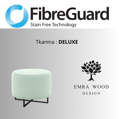 Pufa Okrągłą Kolory Rozmiary Tkanina Deluxe Fi 35 - 40 - 45 - 50 - 55 - 60 - 65 - 70 - 75 - 80 - 85 - 90 - 95 - 100 cm