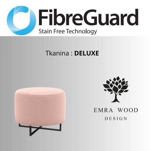 Pufa Okrągłą Kolory Rozmiary Tkanina Deluxe Fi 35 - 40 - 45 - 50 - 55 - 60 - 65 - 70 - 75 - 80 - 85 - 90 - 95 - 100 cm