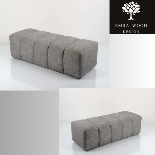 Pufa Bubble tapicerowana – nowoczesna pufa premium PU-10 Tkanina