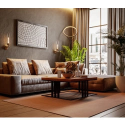 STOLIK KAWOWY DREWNO LITE Dąb Jesion Olcha STK-61