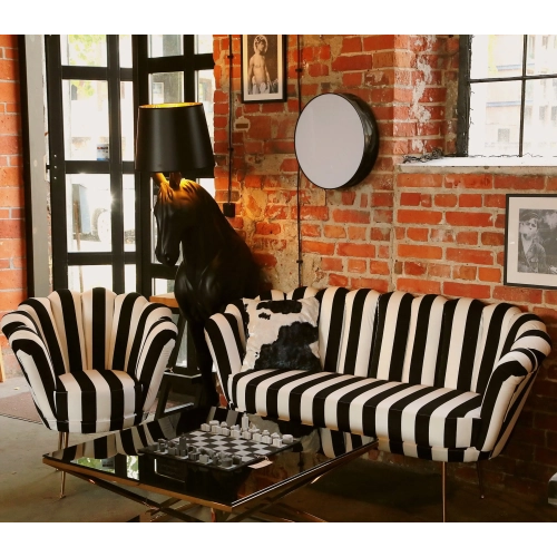 Fotel Welur Pasy LUX-3