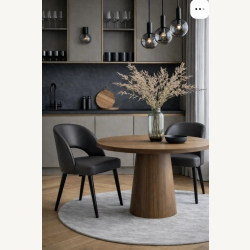 Krzesło tapicerowane DELUXE KR-5 Florencja 2528 Grafit