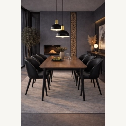 Krzesło tapicerowane DELUXE KR-5 Florencja 2529 Czarna