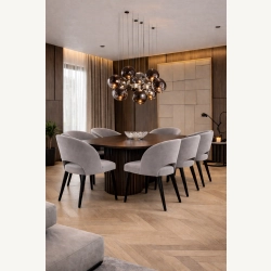 Krzesło tapicerowane DELUXE KR-5 Tkanina Dream Velvet 202.17