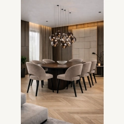 Krzesło tapicerowane DELUXE KR-5 Tkanina Strong 04