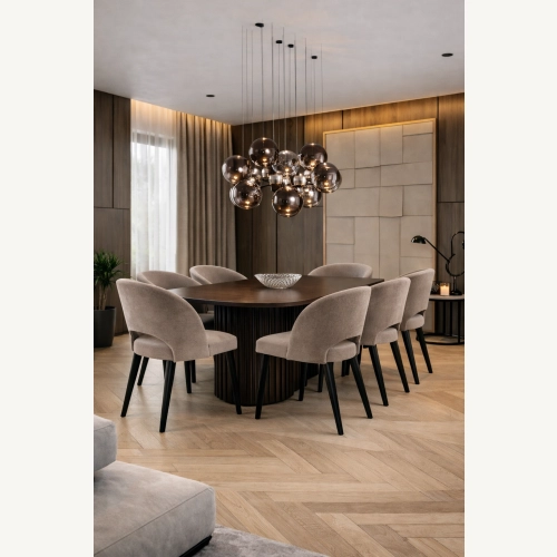 Krzesło tapicerowane DELUXE KR-5 Tkanina Strong 04