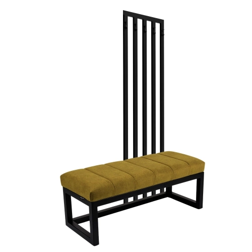 Ławka Tapicerowana Strong 07 z Wieszakiem - Styl Industrialny Model: LGM-413