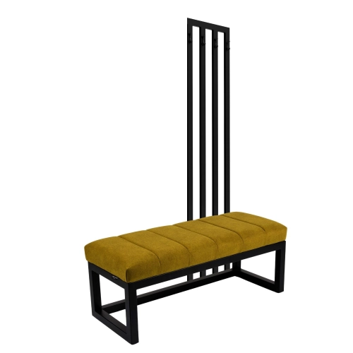 Ławka Tapicerowana Strong 07 z Wieszakiem - Styl Industrialny Model: LGM-413