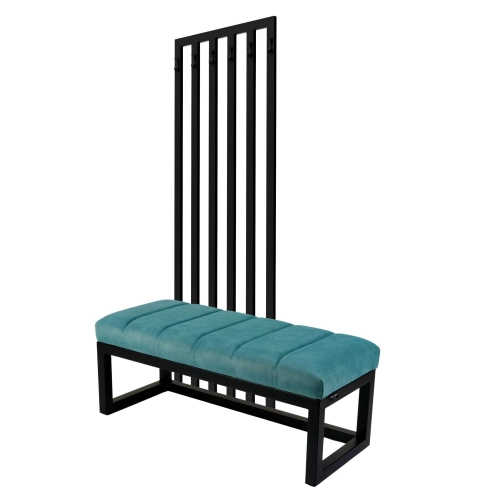 Ławka Tapicerowana Hold Me 19 z Wieszakiem - Styl Industrialny Model: LGM-413