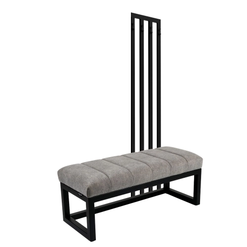 Ławka Tapicerowana Strong 14 z Wieszakiem - Styl Industrialny Model: LGM-413