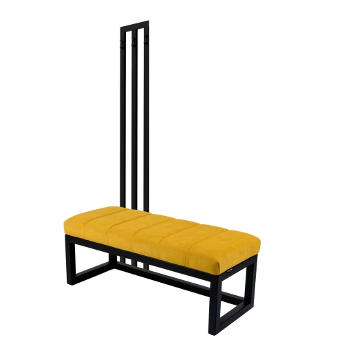 Ławka Tapicerowana Hold Me 12 z Wieszakiem - Styl Industrialny Model: LGM-413