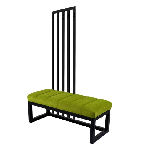 Ławka Tapicerowana Hold Me 14 z Wieszakiem - Styl Industrialny Model: LGM-413