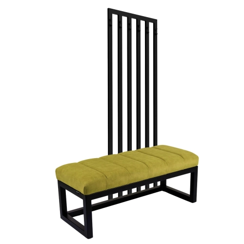 Ławka Tapicerowana Hold Me 13 z Wieszakiem - Styl Industrialny Model: LGM-413