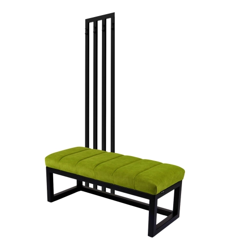 Ławka Tapicerowana Hold Me 14 z Wieszakiem - Styl Industrialny Model: LGM-413